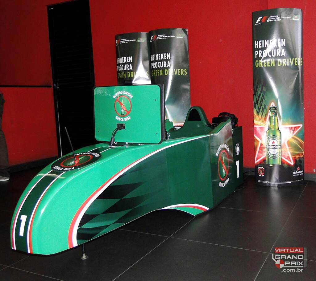 Cockpit F1 GP Brasil Heineken