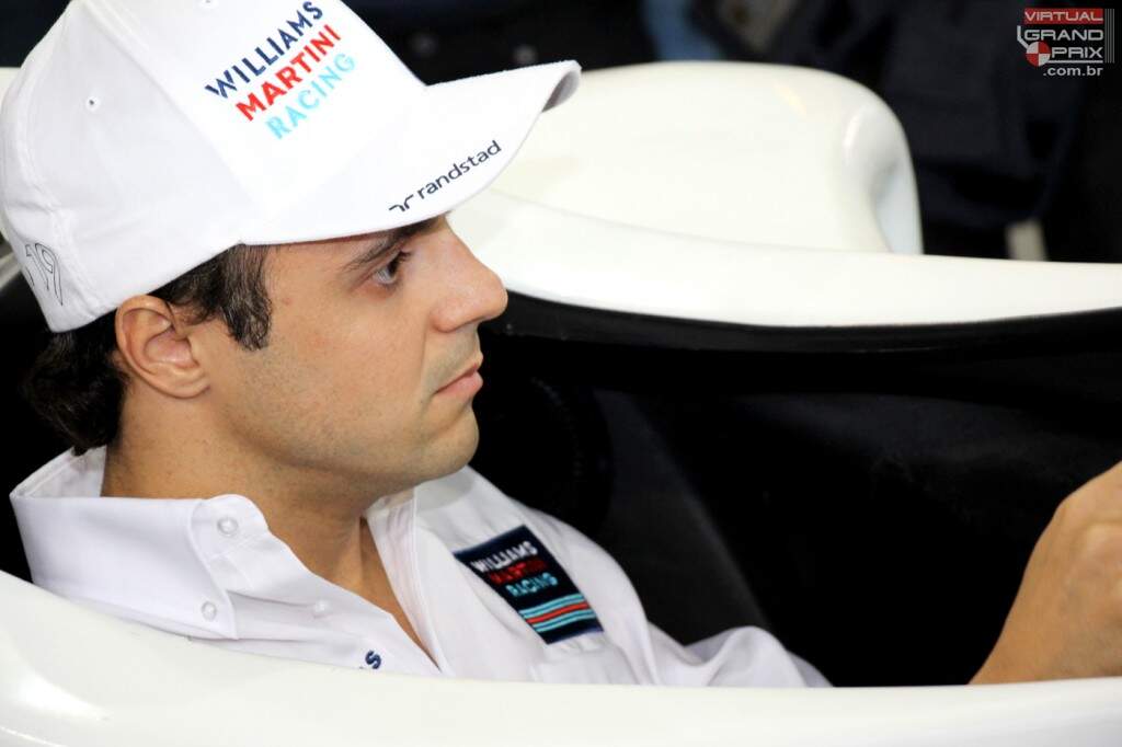Felipe Massa concentrado