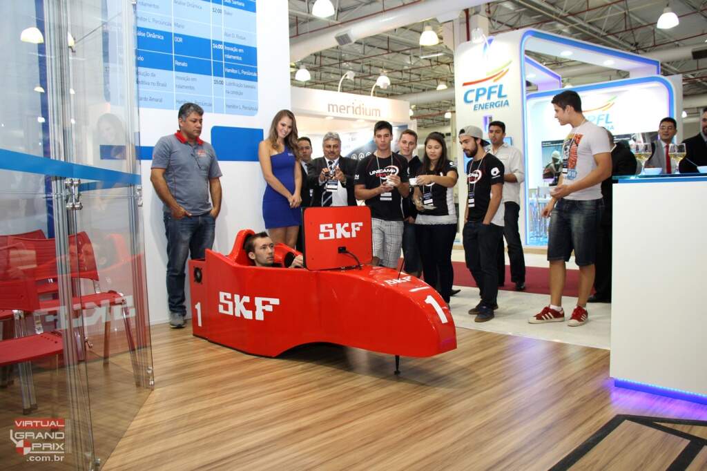 Simulador Cockpit F1 SKF (Expoman 2015 - Expo Dom Pedro Campinas) www.gpf1.com.br - 05