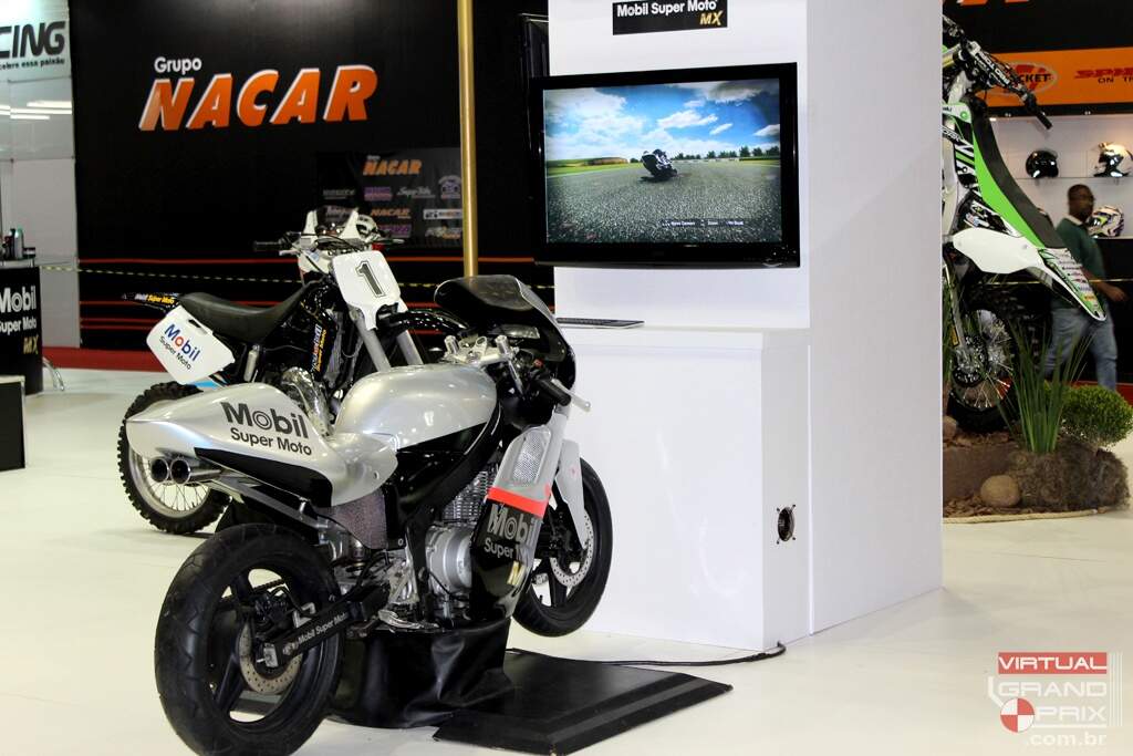 Simulador MotoGP e Corss MOBIL - Salão 2 Rodas - www.virtualgrandprix.com.br -  (10)