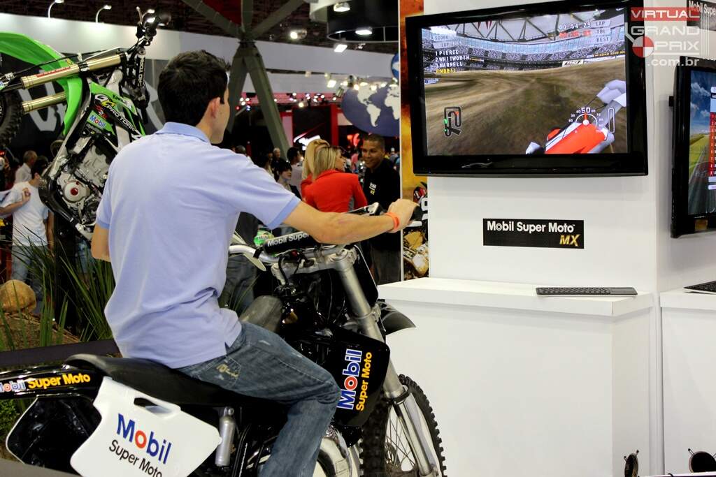 Simulador MotoGP e Corss MOBIL - Salão 2 Rodas - www.virtualgrandprix.com.br -  (11)