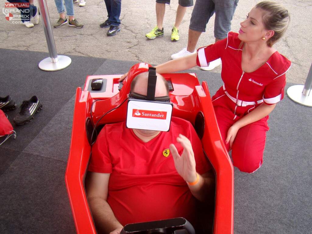 Simulador de F1 com Oculus RIFT Virtual Grand Prix Santander
